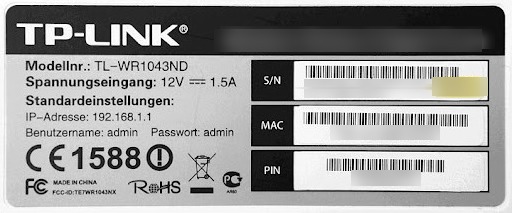 tp link er605 default username password