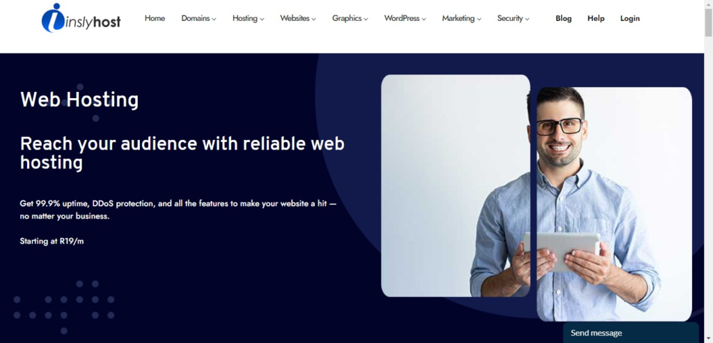 Affordable web hosting in South Africa